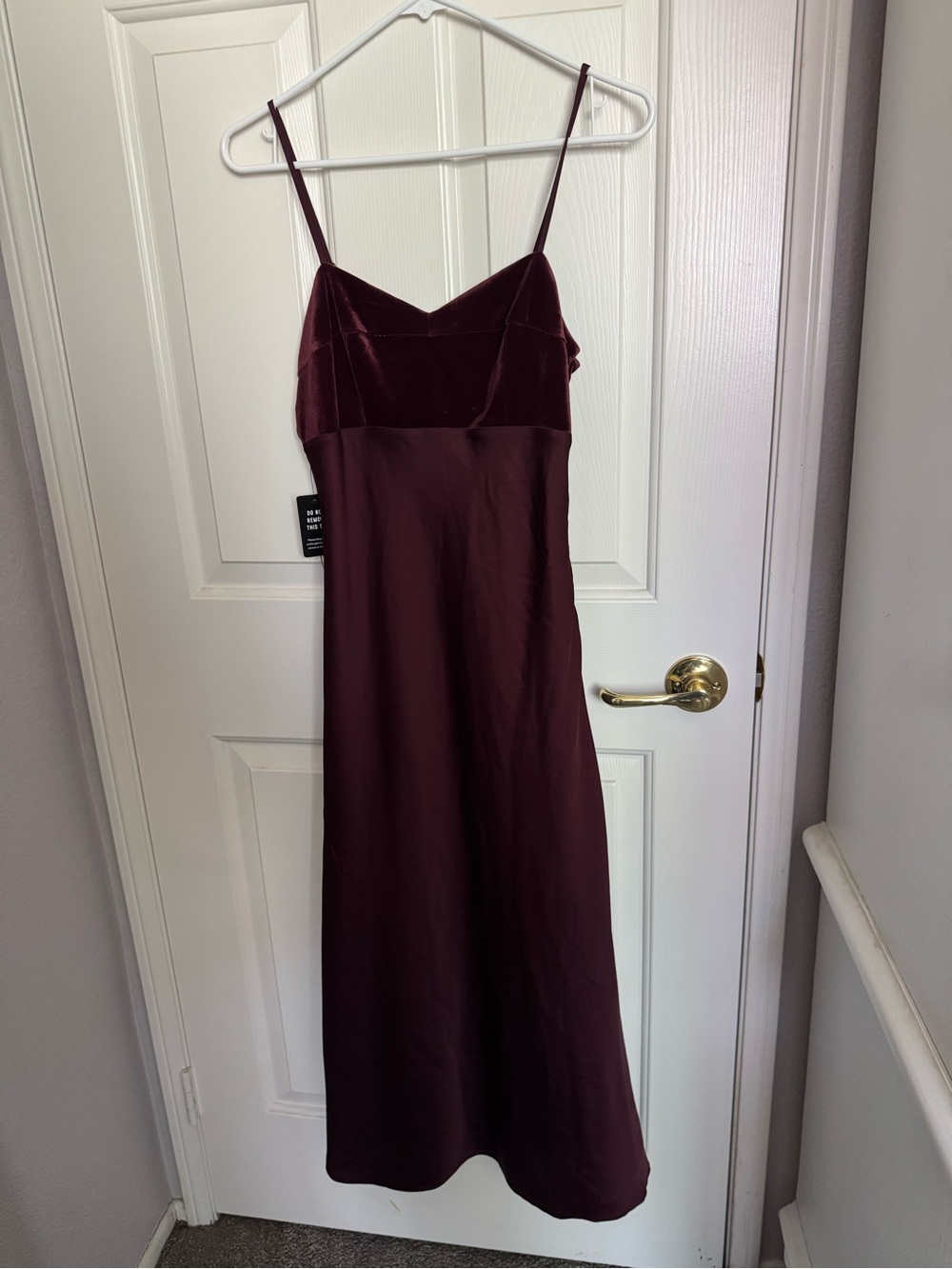 Express Burgundy Velvet Top